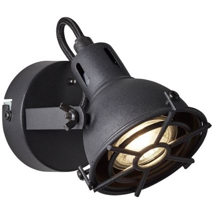 Brilliant - JESPER Wall-Mounted Spotlight 1x GU10/5W/230V, Black