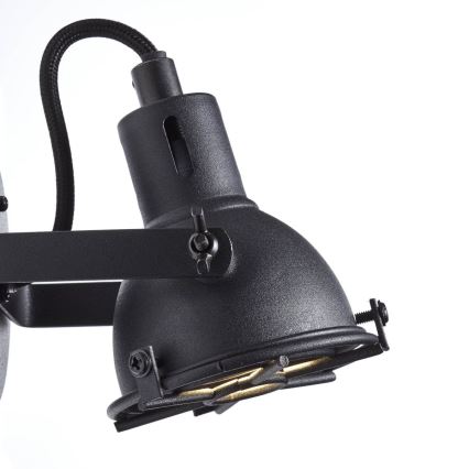 Brilliant - JESPER Wall-Mounted Spotlight 1x GU10/5W/230V, Black