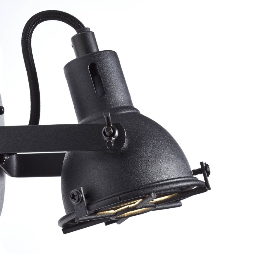 Brilliant - JESPER Wall-Mounted Spotlight 1x GU10/5W/230V, Black