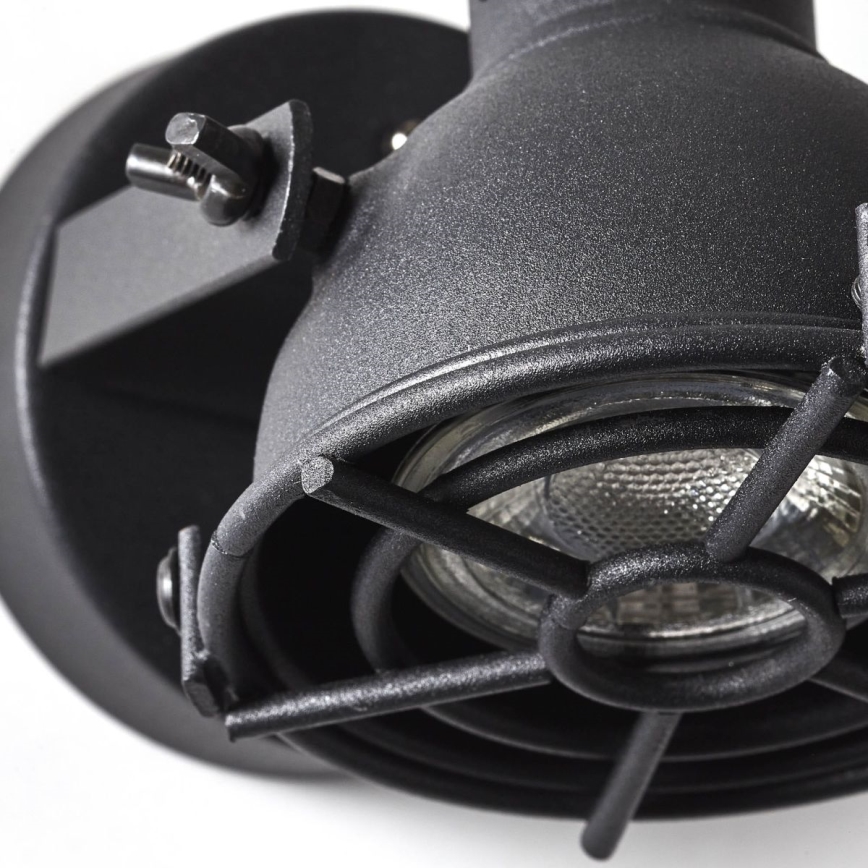 Brilliant - JESPER Wall-Mounted Spotlight 1x GU10/5W/230V, Black