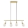 Brilliant - JORGE cable-suspended pendant 4xG9/10W/230V, brass