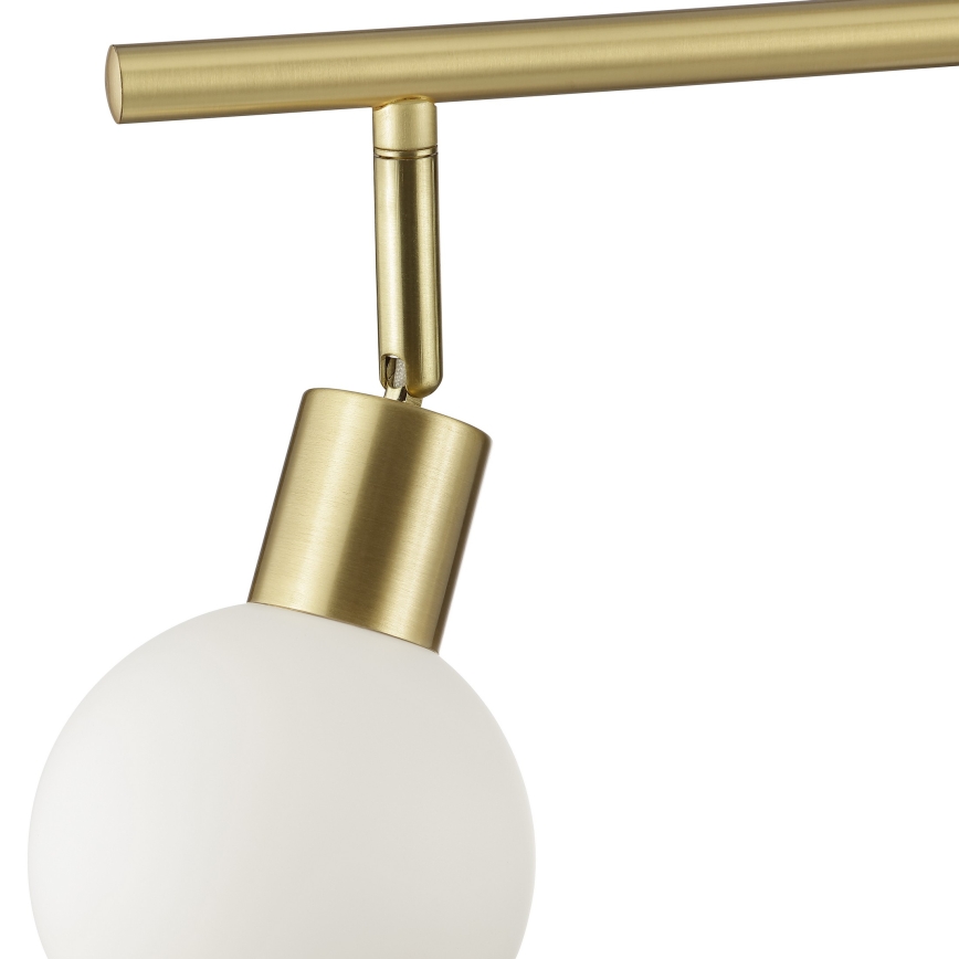 Brilliant - JORGE cable-suspended pendant 4xG9/10W/230V, brass
