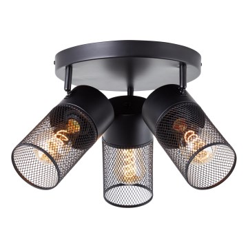 Brilliant - KAMOLO 3xE27/40W/230V Black Spotlight