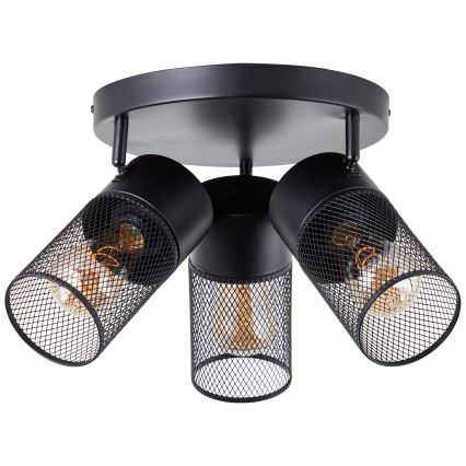 Brilliant - KAMOLO 3xE27/40W/230V Black Spotlight
