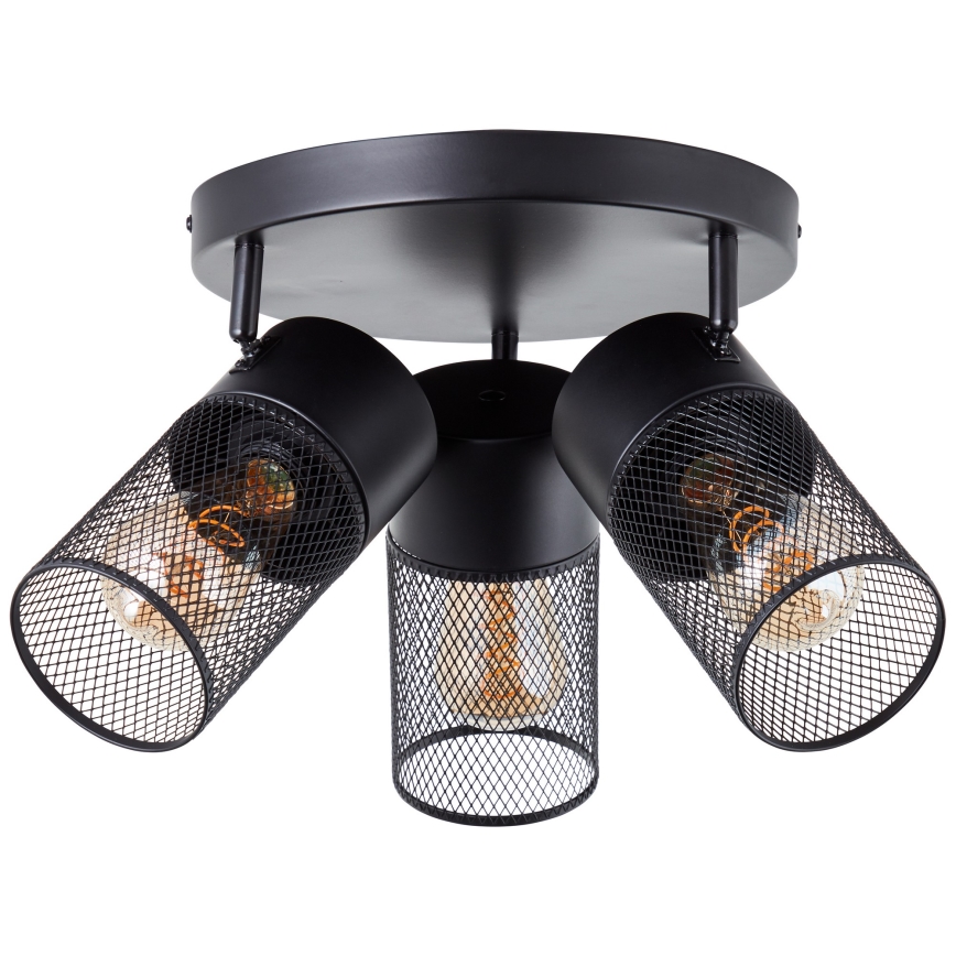 Brilliant - KAMOLO 3xE27/40W/230V Black Spotlight
