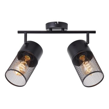 Brilliant - KAMOLO Spotlight 2xE27/40W/230V Black