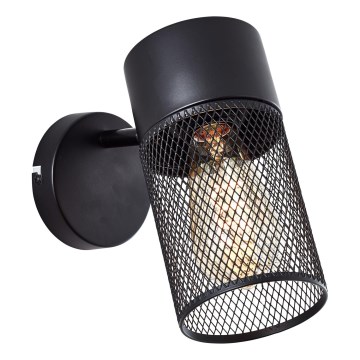 Brilliant - KAMOLO Wall Spotlight 1xE27/40W/230V Black