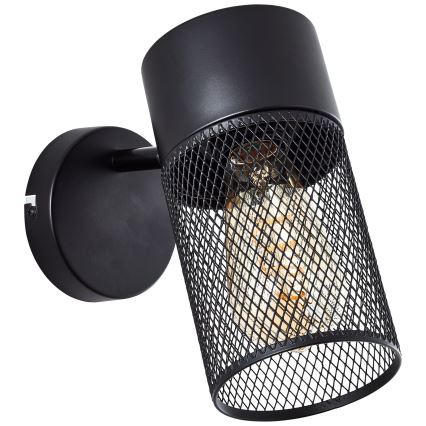 Brilliant - KAMOLO Wall Spotlight 1xE27/40W/230V Black