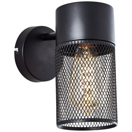 Brilliant - KAMOLO Wall Spotlight 1xE27/40W/230V Black