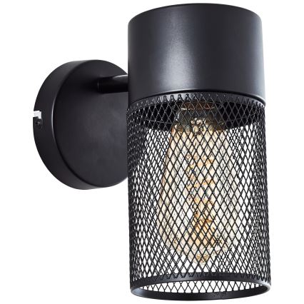 Brilliant - KAMOLO Wall Spotlight 1xE27/40W/230V Black