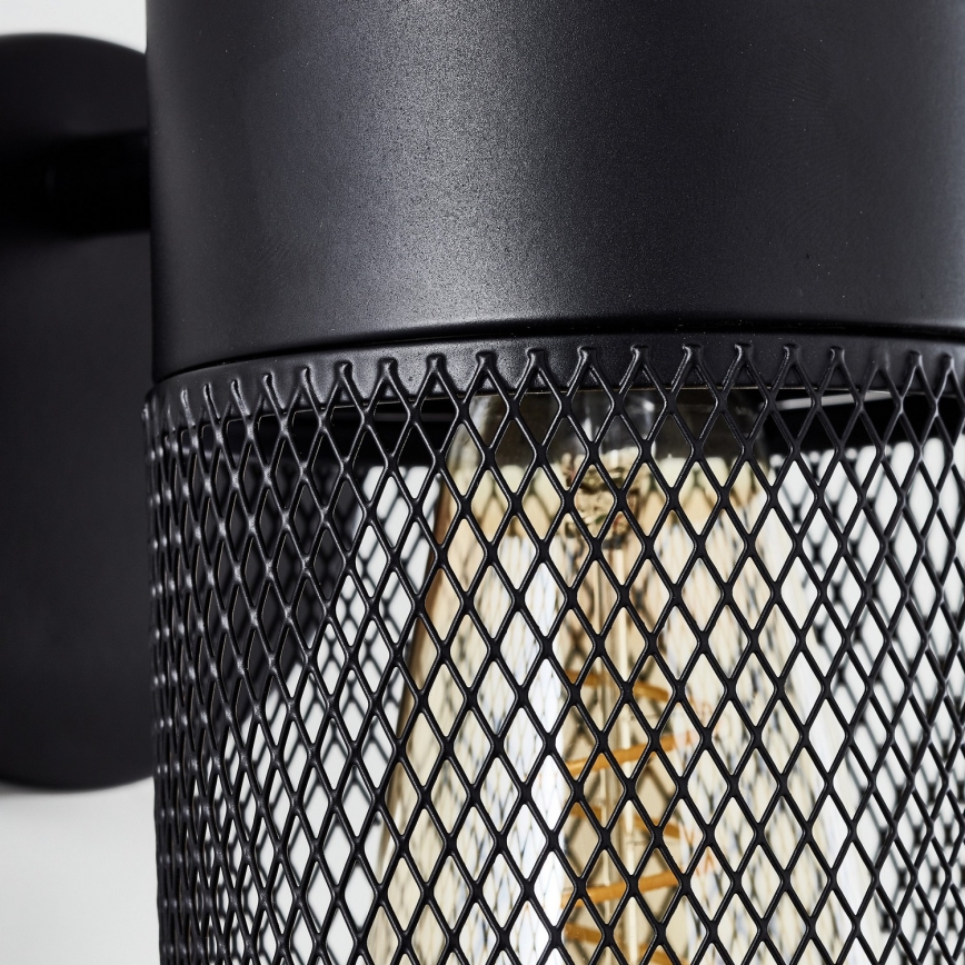 Brilliant - KAMOLO Wall Spotlight 1xE27/40W/230V Black