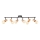 Brilliant - KERRY spotlight fixture 6xE27/40W/230V black/bamboo