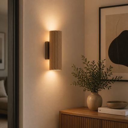 Brilliant - LAKEWOOD Wall Light 2x GU10/10W/230V, Brown