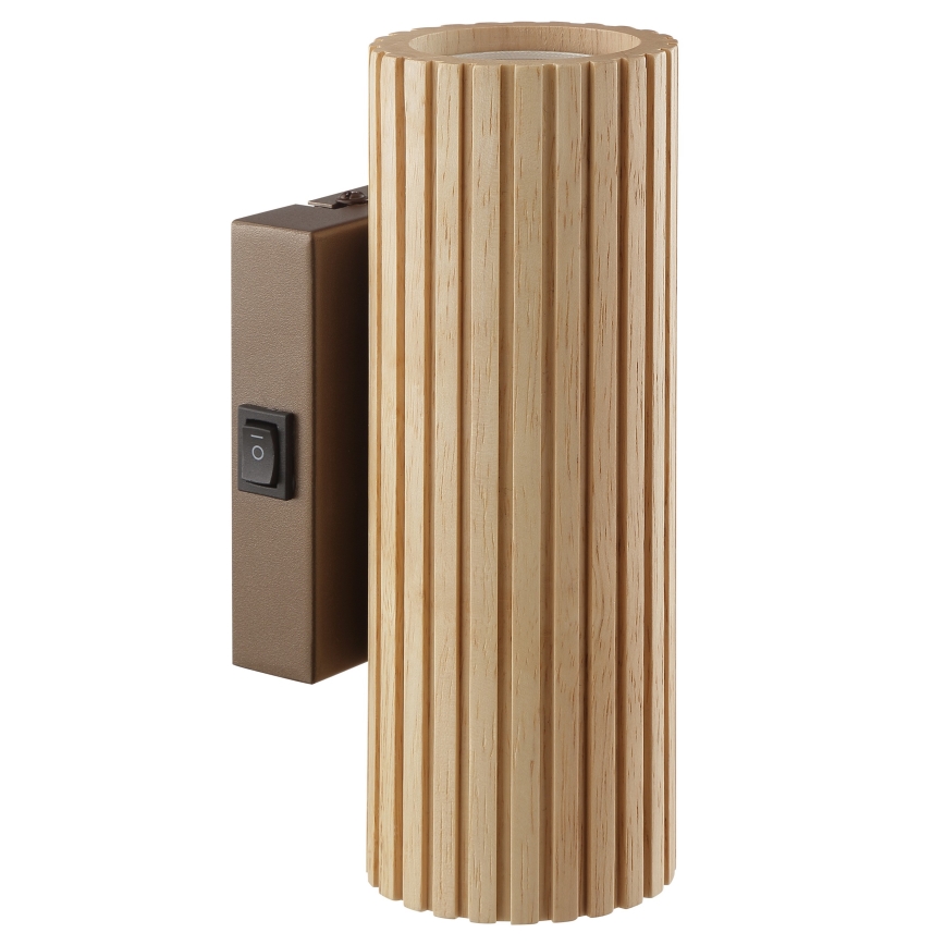 Brilliant - LAKEWOOD Wall Light 2x GU10/10W/230V, Brown