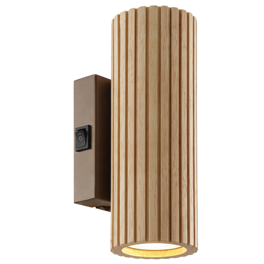 Brilliant - LAKEWOOD Wall Light 2x GU10/10W/230V, Brown