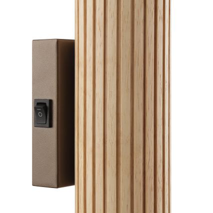 Brilliant - LAKEWOOD Wall Light 2x GU10/10W/230V, Brown