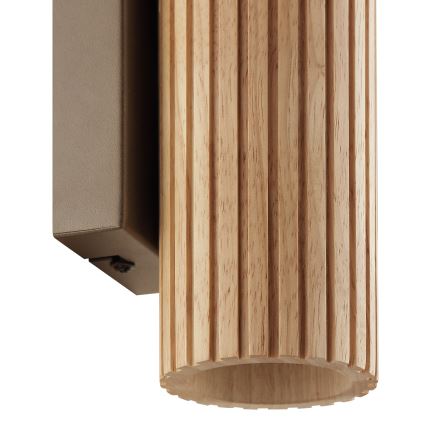 Brilliant - LAKEWOOD Wall Light 2x GU10/10W/230V, Brown