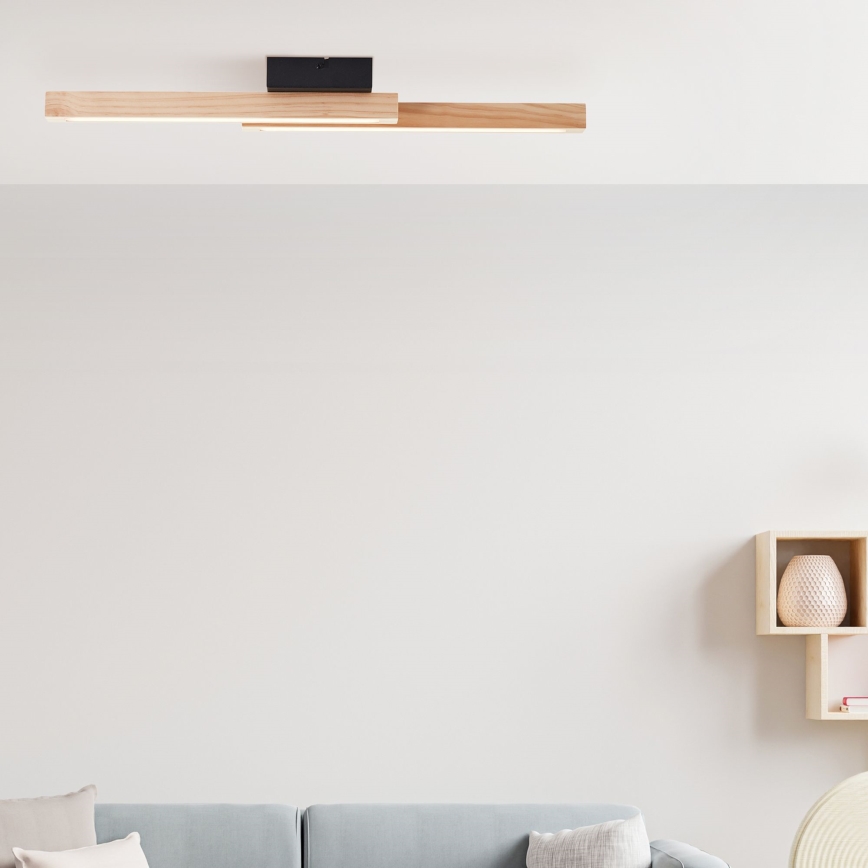 Brilliant - LED Ceiling light ARION LED/14W/230V pine - FSC certified