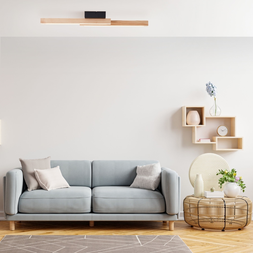 Brilliant - LED Ceiling light ARION LED/14W/230V pine - FSC certified