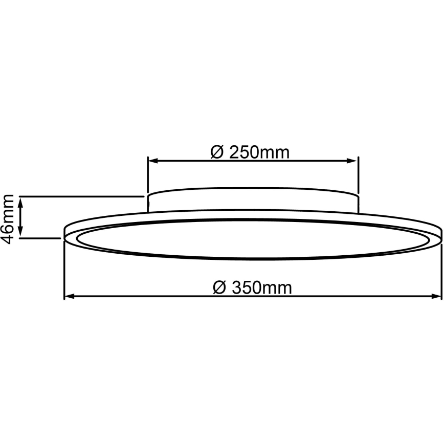 Brilliant - LED Ceiling light BUFFI LED/24W/230V d. 35 cm 4000K