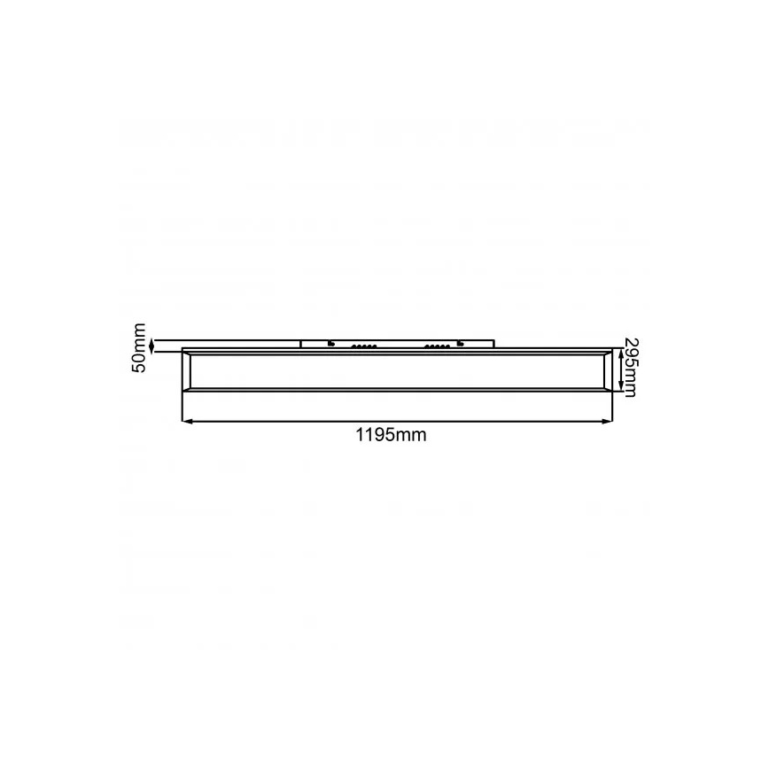 Brilliant - LED Ceiling light BUFFI LED/40W/230V 29,5x119,5  cm 2700K