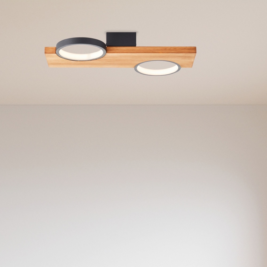 Brilliant - LED Ceiling light CHEESY LED/14W/230V pine