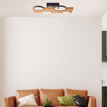 Brilliant - LED Ceiling light CHEESY LED/28W/230V pine - FSC certified