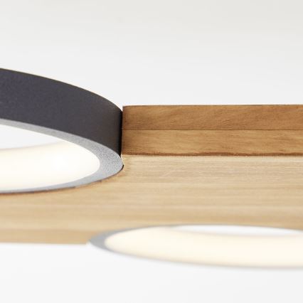 Brilliant - LED Ceiling light CHEESY LED/28W/230V pine - FSC certified