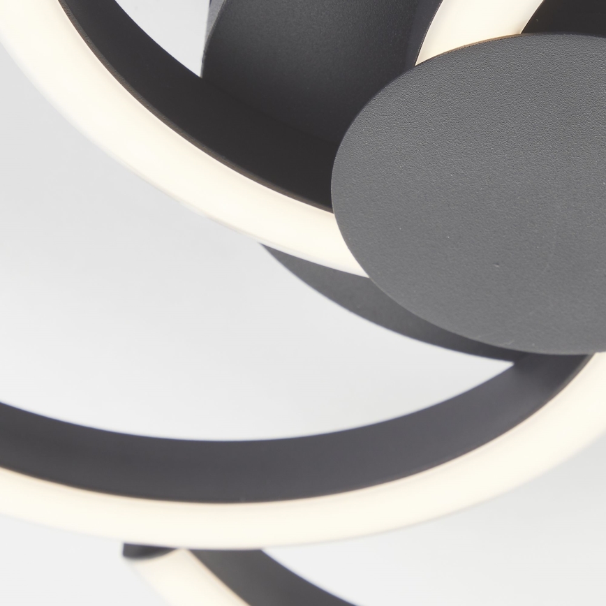 Brilliant - LED Ceiling light FICO LED/22W/230V d. 34 cm black