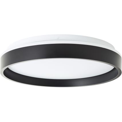 Brilliant - LED Ceiling light KALMAR LED/26W/230V 3000K d. 39 cm black