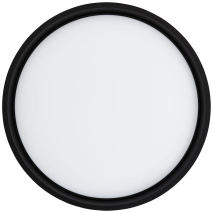 Brilliant - LED Ceiling light KALMAR LED/26W/230V 3000K d. 39 cm black