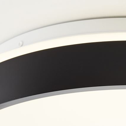 Brilliant - LED Ceiling light KALMAR LED/26W/230V 3000K d. 39 cm black