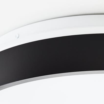 Brilliant - LED Ceiling light KALMAR LED/26W/230V 3000K d. 39 cm black
