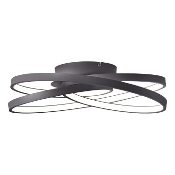Brilliant - LED Ceiling light LABYRINTH LED/40W/230V d. 39,5 cm black