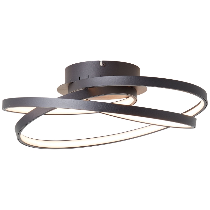 Brilliant - LED Ceiling light LABYRINTH LED/40W/230V d. 39,5 cm black