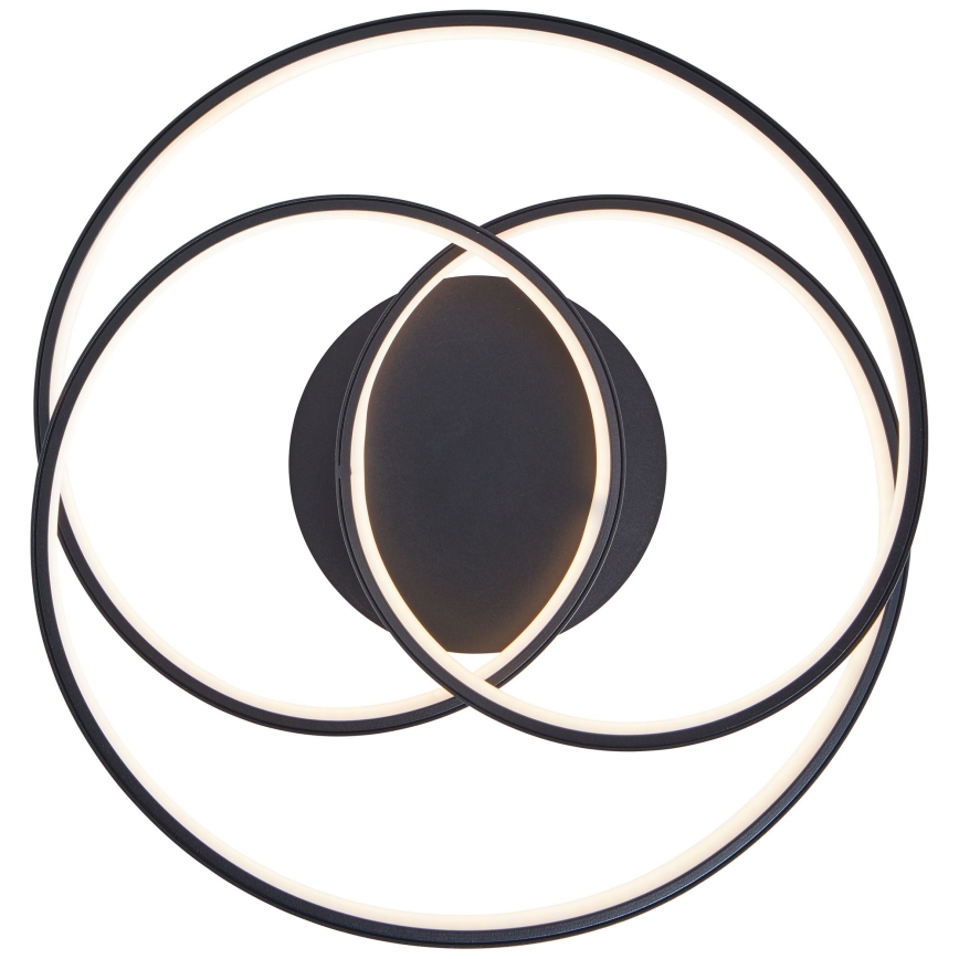 Brilliant - LED Ceiling light LABYRINTH LED/40W/230V d. 39,5 cm black