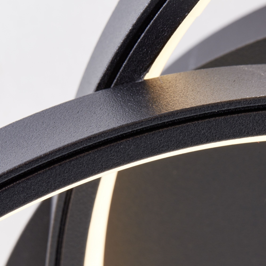 Brilliant - LED Ceiling light LABYRINTH LED/40W/230V d. 39,5 cm black