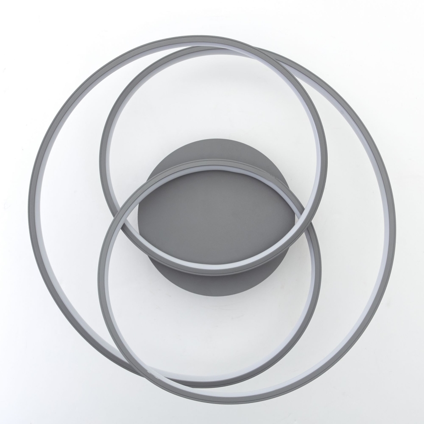 Brilliant - LED Ceiling light LABYRINTH LED/40W/230V d. 39,5 cm grey