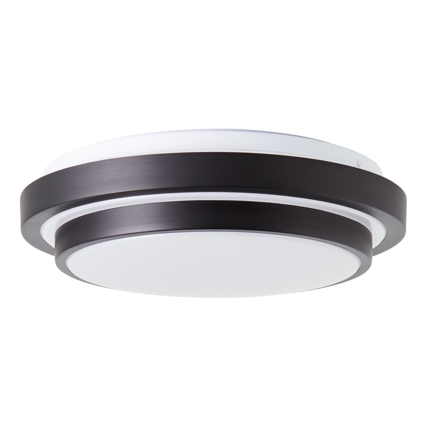 Brilliant - LED Ceiling light MALMÖ LED/12W/230V 3000K d. 34,5 cm black