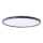 Brilliant - LED Ceiling Light MILTON LED/18W/230V Ø 29.3 cm Black