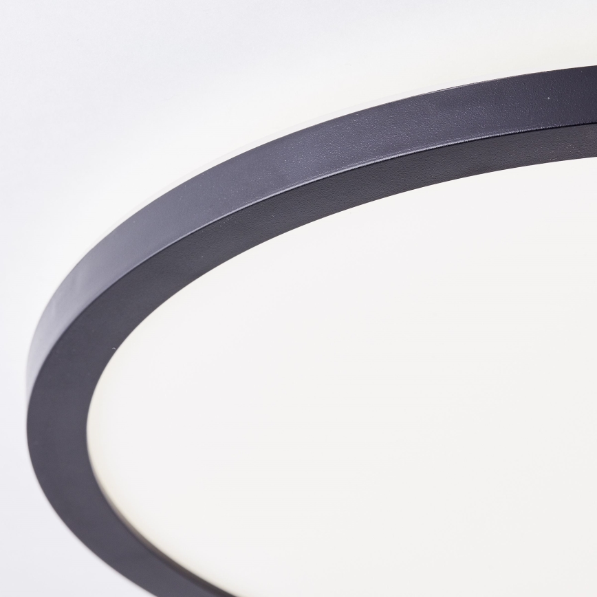 Brilliant - LED Ceiling Light MILTON LED/18W/230V Ø 29.3 cm Black