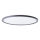 Brilliant - LED Ceiling Light MILTON LED/24W/230V Ø 42 cm Black