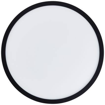 Brilliant - LED Ceiling Light MILTON LED/24W/230V Ø 42 cm Black