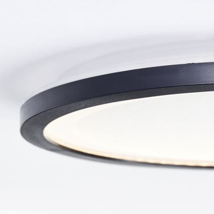 Brilliant - LED Ceiling light MOSAKO LED/16W/230V 3000K d. 25 cm black