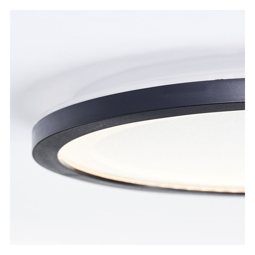 Brilliant - LED Ceiling light MOSAKO LED/16W/230V 3000K d. 25 cm black
