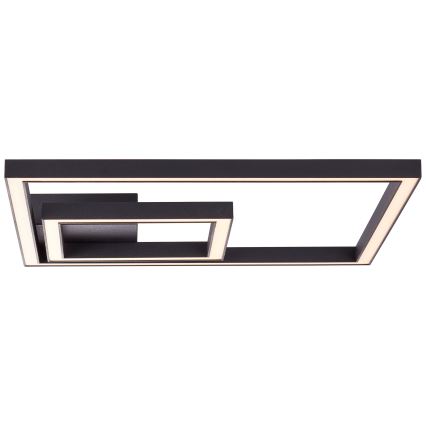 Brilliant - LED Ceiling light QUON LED/24W/230V 3000K 40x40 cm black