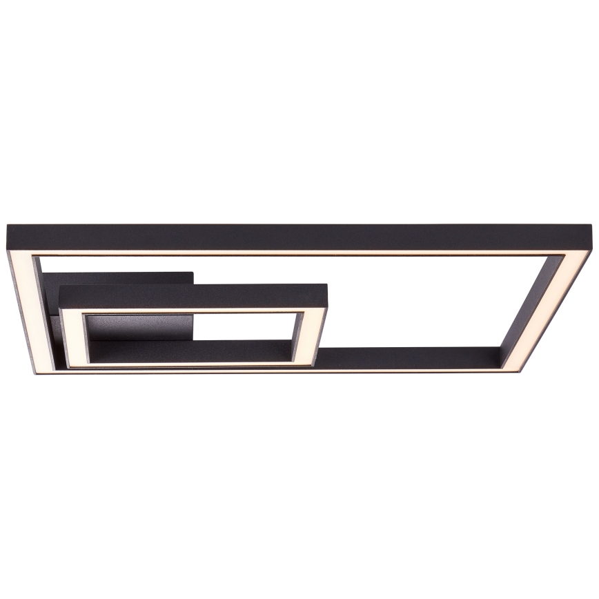 Brilliant - LED Ceiling light QUON LED/24W/230V 3000K 40x40 cm black