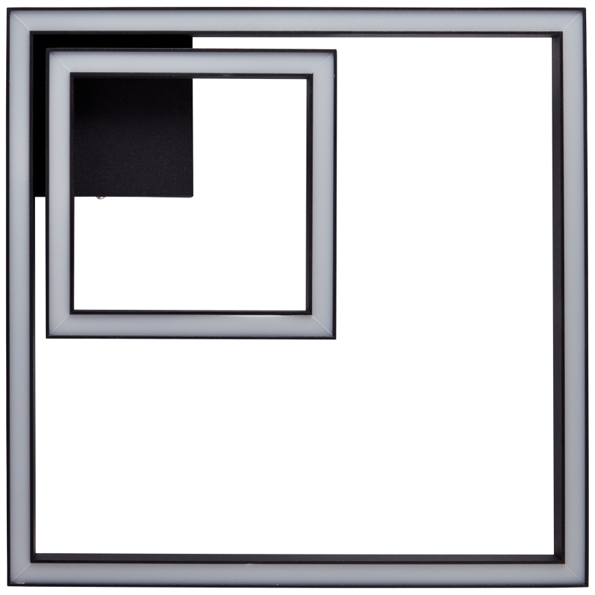 Brilliant - LED Ceiling light QUON LED/24W/230V 3000K 40x40 cm black