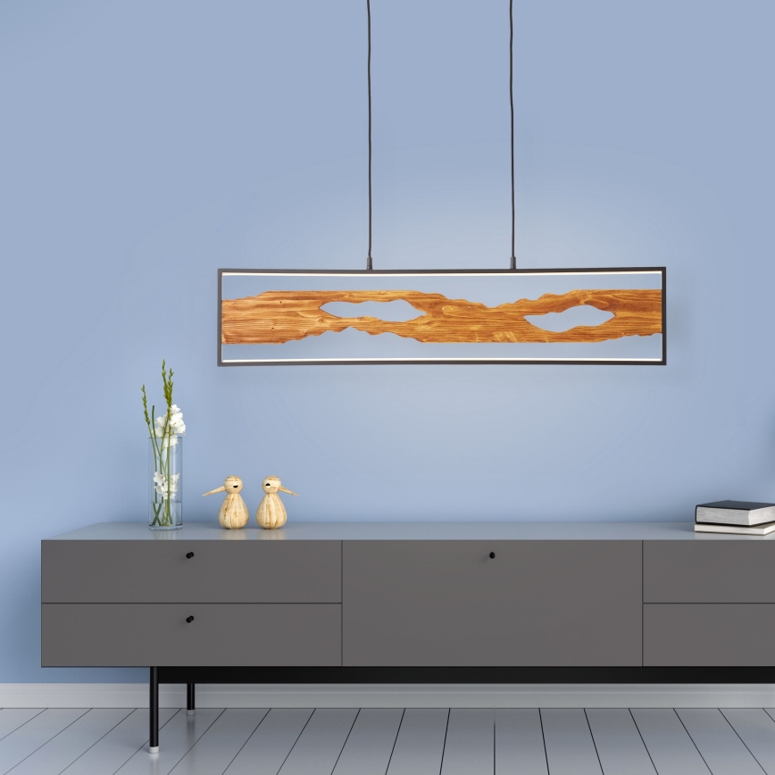 Brilliant - LED Chandelier on a string CHAUMONT LED/20W/230V pine
