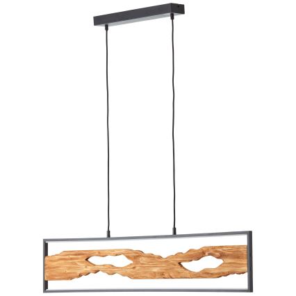 Brilliant - LED Chandelier on a string CHAUMONT LED/20W/230V pine